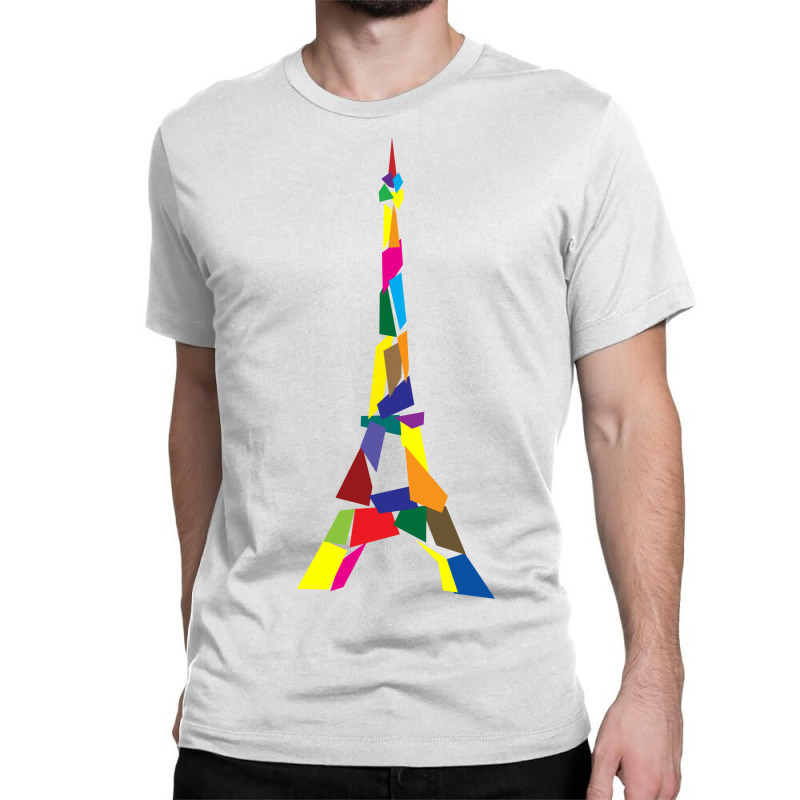 Abstract Eiffel Tower France Paris Classic T-shirt | Artistshot