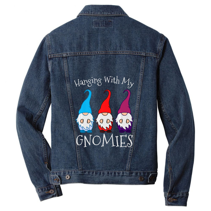 Hanging With My Gnomies Nordic Santa Gnome Christmas Pajama Premium T Men Denim Jacket | Artistshot