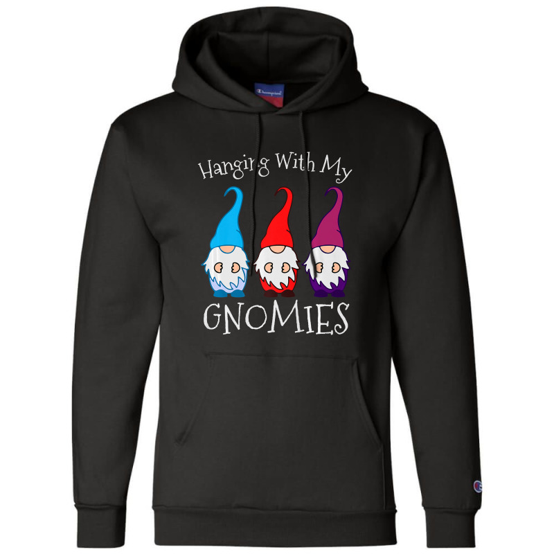 Hanging With My Gnomies Nordic Santa Gnome Christmas Pajama Premium T Champion Hoodie | Artistshot