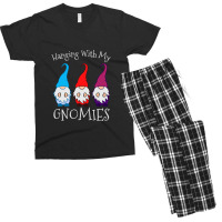 Hanging With My Gnomies Nordic Santa Gnome Christmas Pajama T Shirt Co Men's T-shirt Pajama Set | Artistshot