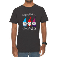 Hanging With My Gnomies Nordic Santa Gnome Christmas Pajama T Shirt Co Vintage T-shirt | Artistshot