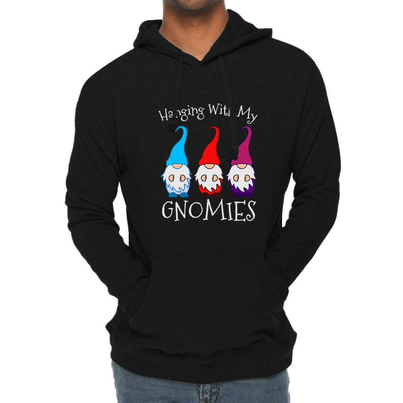 Hanging With My Gnomies Nordic Santa Gnome Christmas Pajama T Shirt Co Lightweight Hoodie | Artistshot