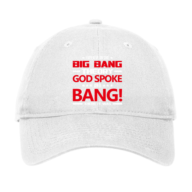 Big Bang Theory Funny Christian Creation Adjustable Cap by devy | Artistshot