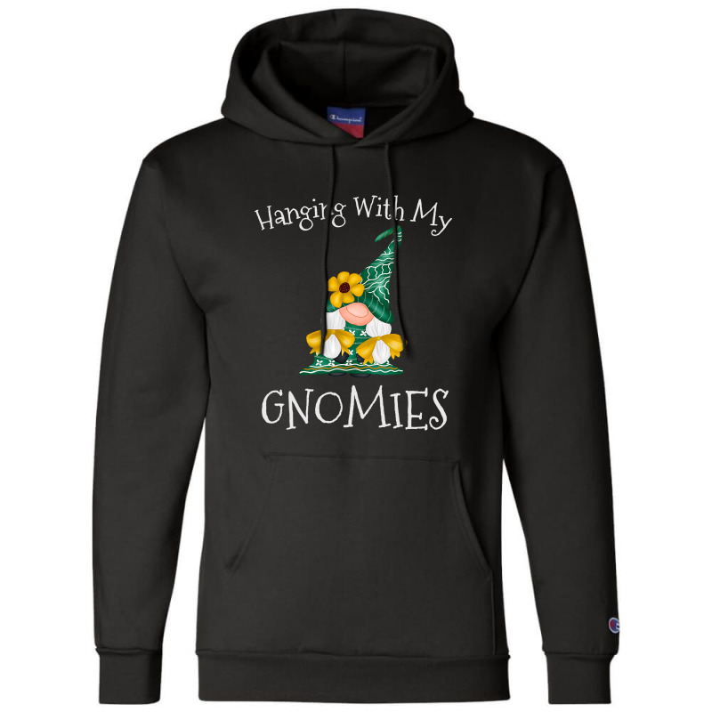 Hanging With My Gnomies Nordic Santa Gnome Christmas Pajama T Shirt Co Champion Hoodie | Artistshot