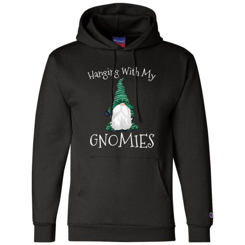 Hanging With My Gnomies Nordic Santa Gnome Christmas T Shirt Copy Copy Champion Hoodie | Artistshot