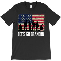 Let’s Go Brandon American Flag Veterans Vintage T-shirt | Artistshot