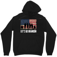 Let’s Go Brandon American Flag Veterans Vintage Unisex Hoodie | Artistshot