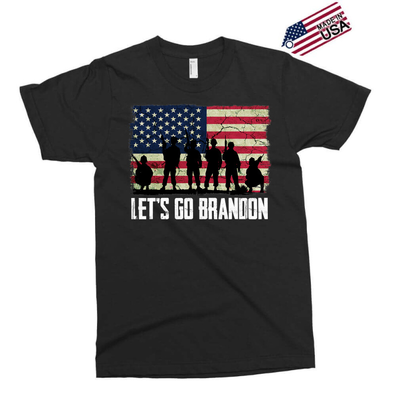 Let’s Go Brandon American Flag Veterans Vintage Exclusive T-shirt by trokeryth | Artistshot