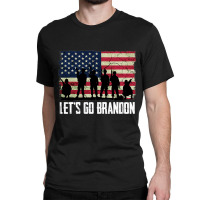 Let’s Go Brandon American Flag Veterans Vintage Classic T-shirt | Artistshot