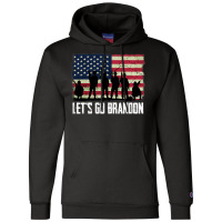 Let’s Go Brandon American Flag Veterans Vintage Champion Hoodie | Artistshot