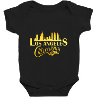 Los Angeles City Skyline 1 Baby Bodysuit | Artistshot