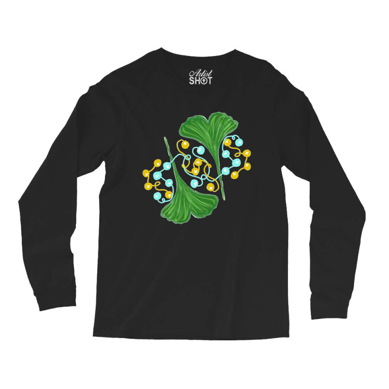 O Ginkgo Leaf Tree Long Sleeve Shirts by novitaso | Artistshot