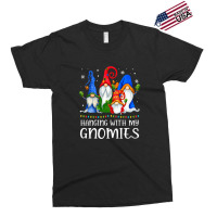 Hanging With My Gnomies Shirt Funny Gnome Xmas Lights Pajama T Shirt Exclusive T-shirt | Artistshot