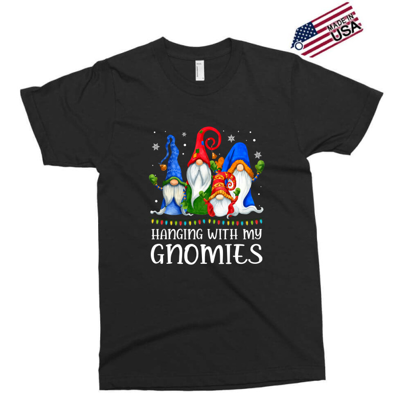 Hanging With My Gnomies Shirt Funny Gnome Xmas Lights Pajama T Shirt Exclusive T-shirt | Artistshot