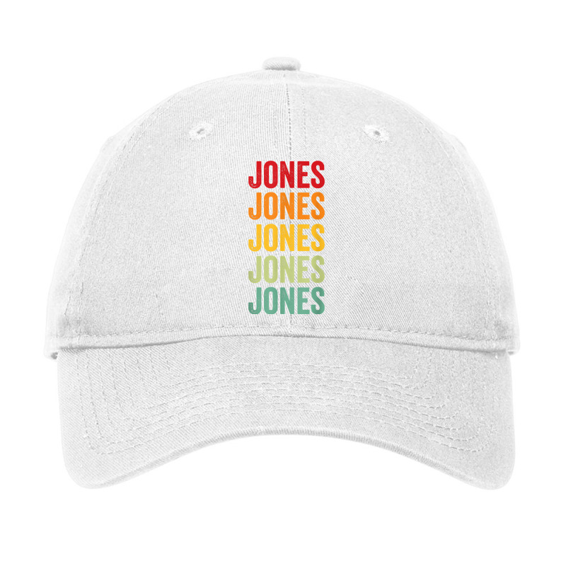 Jones County, Mississippi, Rainbow Text Design T Shirt Adjustable Cap by atereldoegevbm | Artistshot