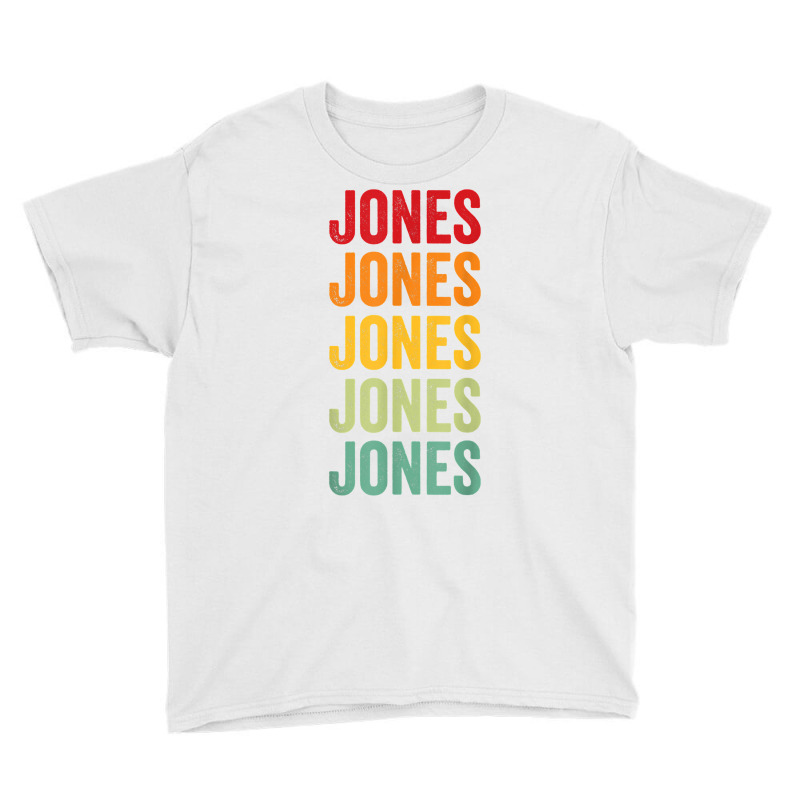 Jones County, Mississippi, Rainbow Text Design T Shirt Youth Tee by atereldoegevbm | Artistshot