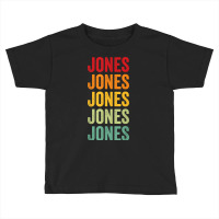 Jones County, Mississippi, Rainbow Text Design T Shirt Toddler T-shirt | Artistshot