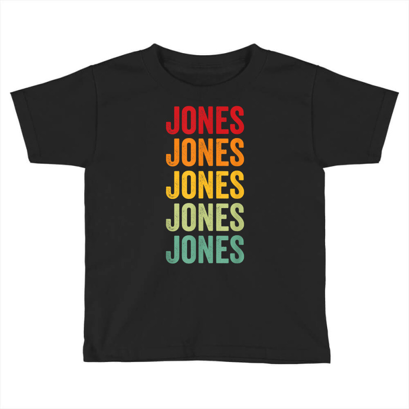 Jones County, Mississippi, Rainbow Text Design T Shirt Toddler T-shirt by atereldoegevbm | Artistshot