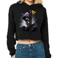 Cartoon Character Agonized Men Women Cropped Hoodie | Artistshot