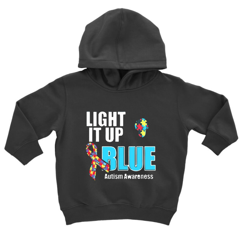 Light It Up Blue For Autism Awareness Toddler Hoodie by gulatotal | Artistshot