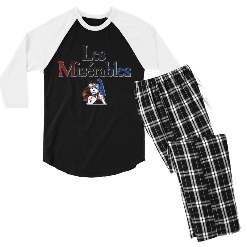 Retro Vintage  Novel Design Character Funny Gifts Men Men's 3/4 Sleeve Pajama Set by Artist-Tony | Artistshot