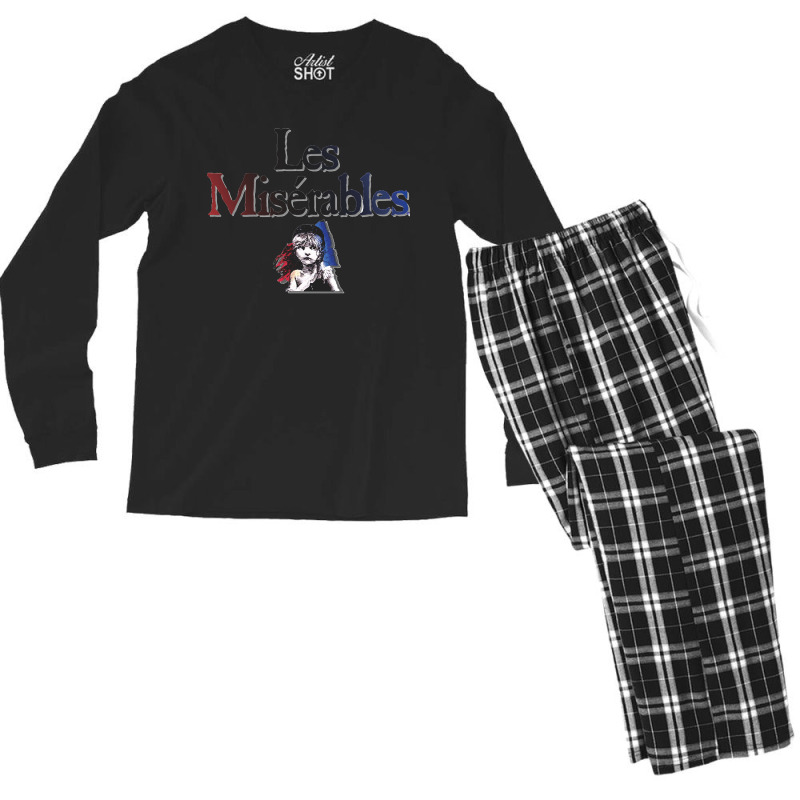 Retro Vintage  Novel Design Character Funny Gifts Men Men's Long Sleeve Pajama Set by Artist-Tony | Artistshot