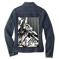 Neon Good Robot Toys Ladies Denim Jacket | Artistshot