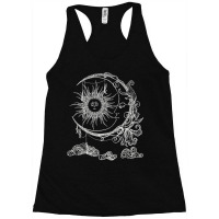 Bohemian Aesthetic Moon Sun Astrology Science Astronomy Racerback Tank | Artistshot