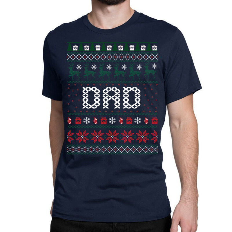 Dad Ugly Christmas Classic T-shirt | Artistshot