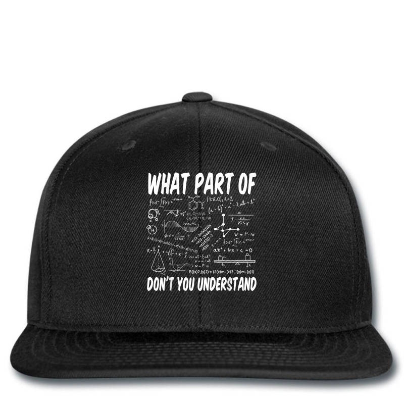 What Part Of Don't You Understand Math Physics T Shirt Printed hat by peersodshamiw8 | Artistshot