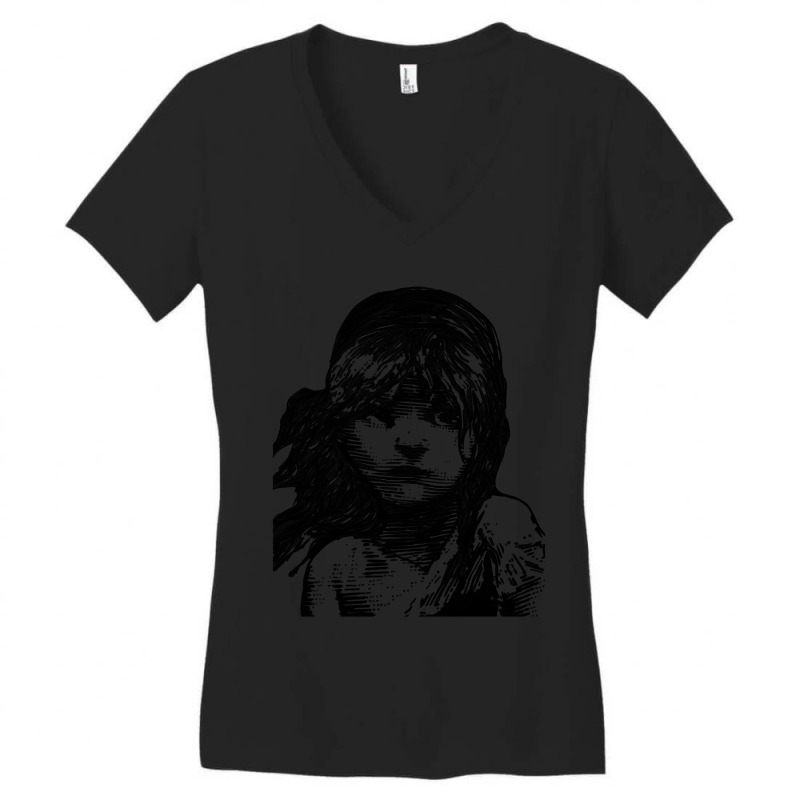 Graphic Movies  French Historical Novel Films Characters Women My Favo Women's V-Neck T-Shirt by Artist-Tony | Artistshot