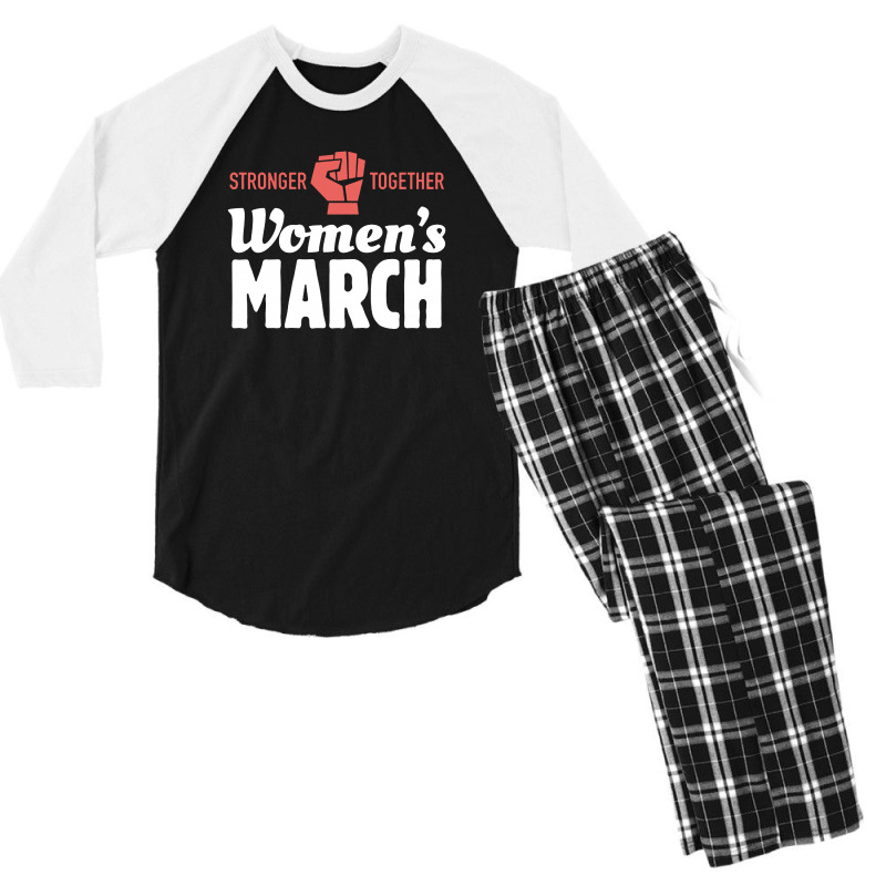 Stronger Women's March 2019 Men's 3/4 Sleeve Pajama Set | Artistshot