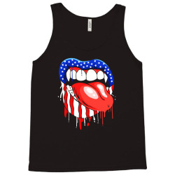 lips with vampire teeth with lipstick color Tank Top | Artistshot