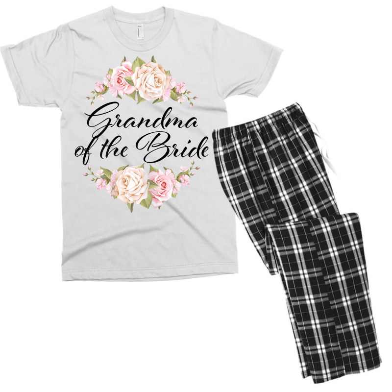 Womens Grandmother Of The Bride Grandma Of The Bride Wedding T Shirt Men's T-shirt Pajama Set | Artistshot
