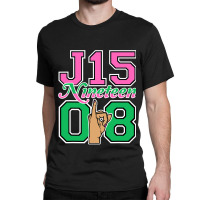 J15 Nineteen 08 Founder's Day Aka Women Hand Sign Classic T-shirt | Artistshot