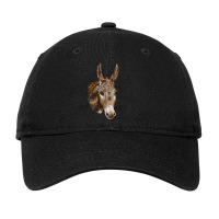 Andalusian Donkey Face Adjustable Cap | Artistshot