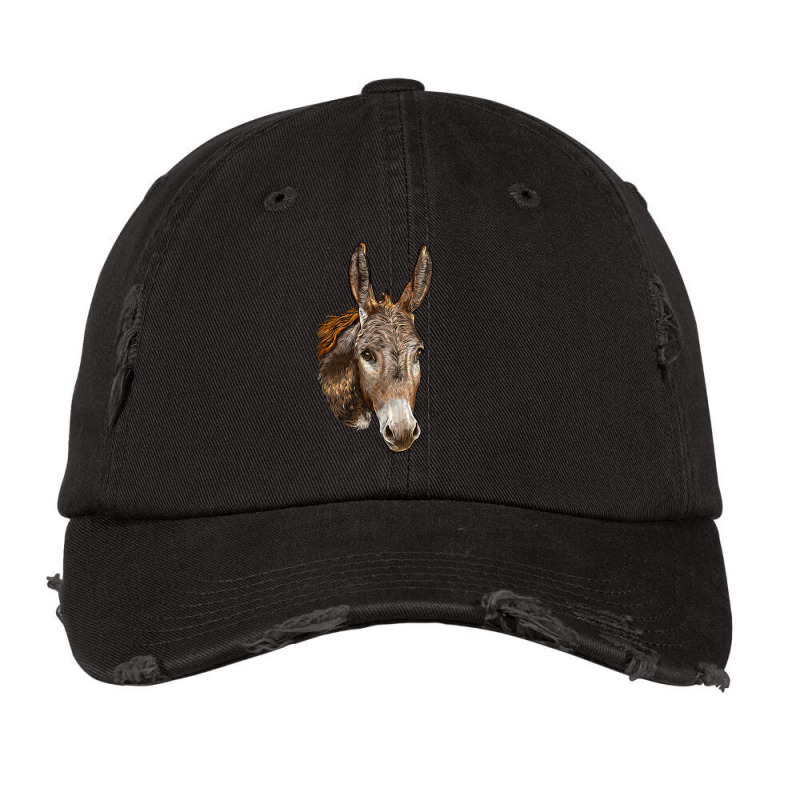 Andalusian Donkey Face Vintage Cap | Artistshot