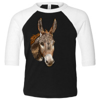 Andalusian Donkey Face Toddler 3/4 Sleeve Tee | Artistshot