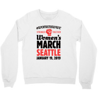 Women's March 2019 Seattle Crewneck Sweatshirt | Artistshot