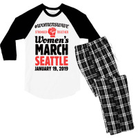 Women's March 2019 Seattle Men's 3/4 Sleeve Pajama Set | Artistshot