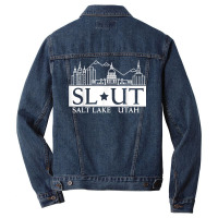 Salt Lake City Utah Ut Hometown Home State Pride T Shirt Men Denim Jacket | Artistshot