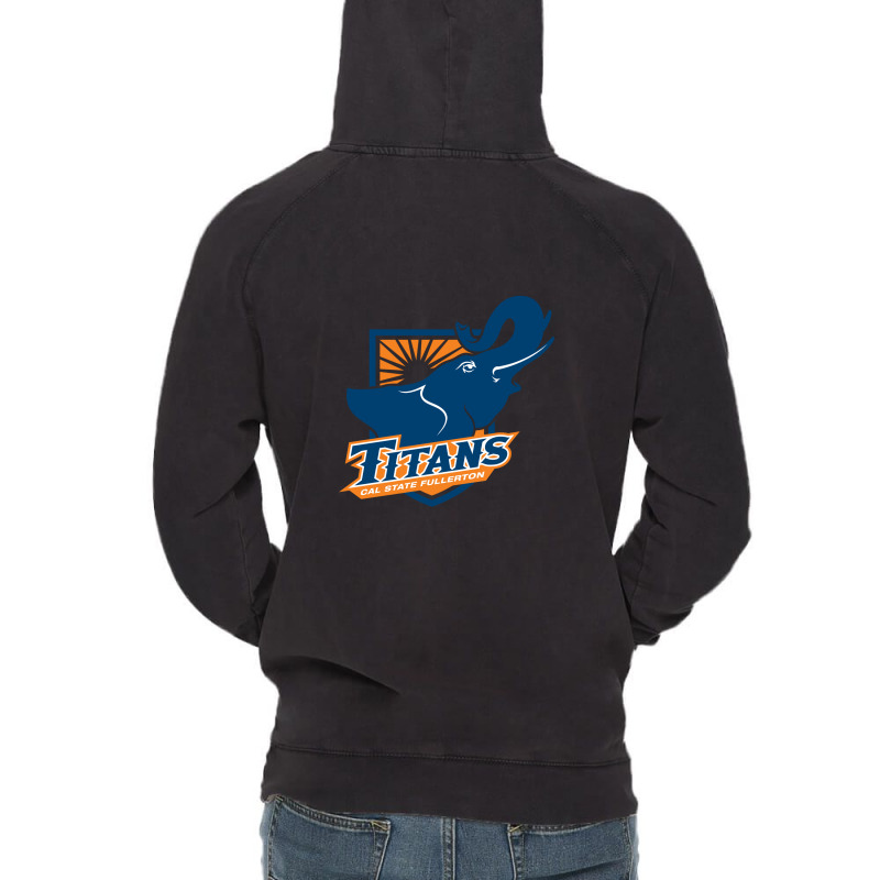 Custom Cal State Fullerton Titans Vintage Hoodie By Cm arts