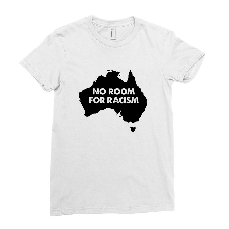 No Room For Racism Australia For Light Ladies Fitted T-Shirt by autlu2024 | Artistshot