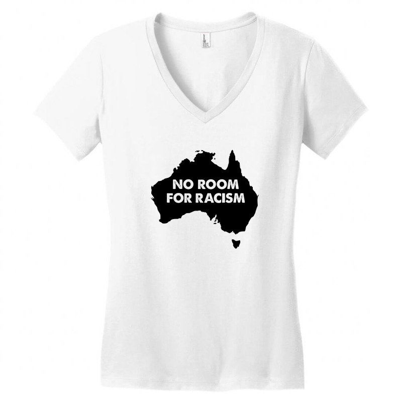 No Room For Racism Australia For Light Women's V-Neck T-Shirt by autlu2024 | Artistshot