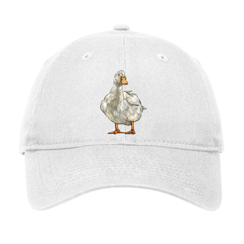 American Pekin Duck Adjustable Cap by LillyAllenDesigns | Artistshot