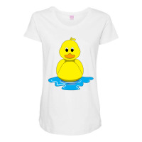 Duckling Maternity Scoop Neck T-shirt | Artistshot