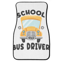 School Bus Driver Front Car Mat | Artistshot