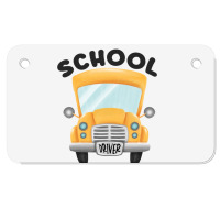 School Bus Driver Motorcycle License Plate | Artistshot