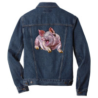 Landrace Pig Men Denim Jacket | Artistshot