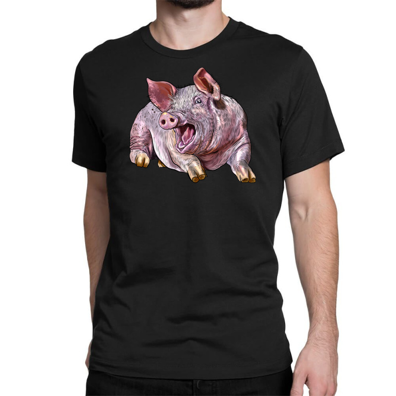 Landrace Pig Classic T-shirt by LillyAllenDesigns | Artistshot